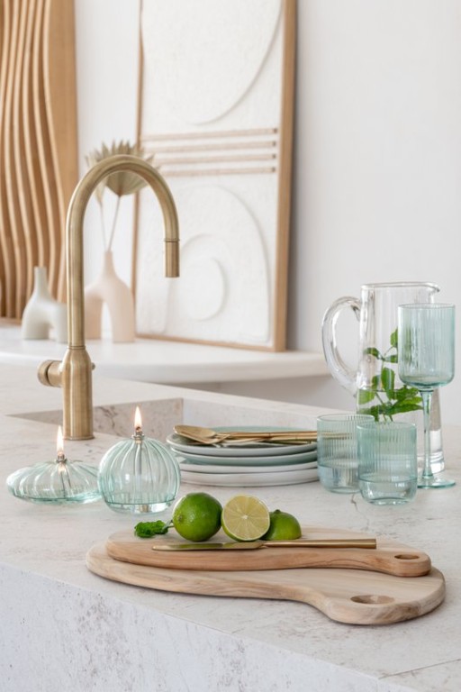 J-Line Lines carafe - glass - transparent