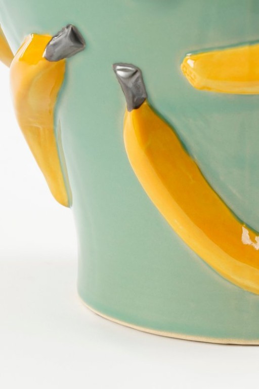 Mosa Vase - H38 x Ø34 cm - Ceramics - Light green