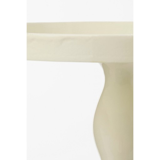 Duco Bijzettafel - H54 x Ø25 cm - Gerecycled Aluminium - Off-white