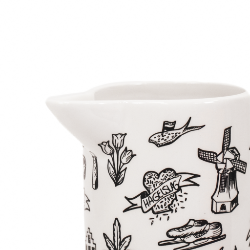 Vase - Jug - Ceramic - Dutch Black - 17,5x17,5x27,5cm