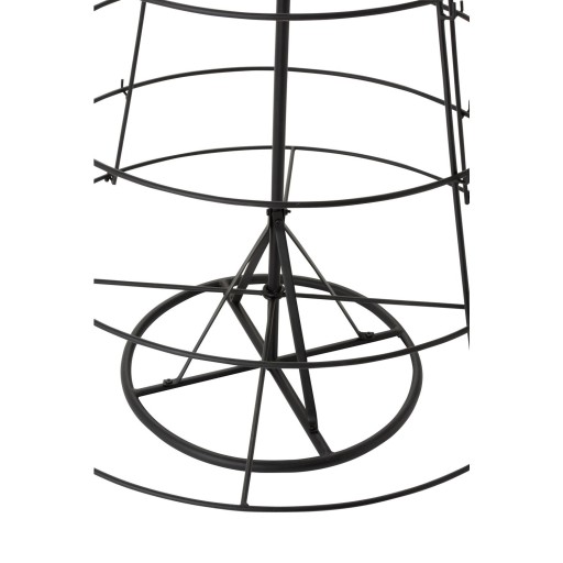 J-Line decoratie Kerstboom 8 Niveaus - metaal - zwart - 188 cm hoog