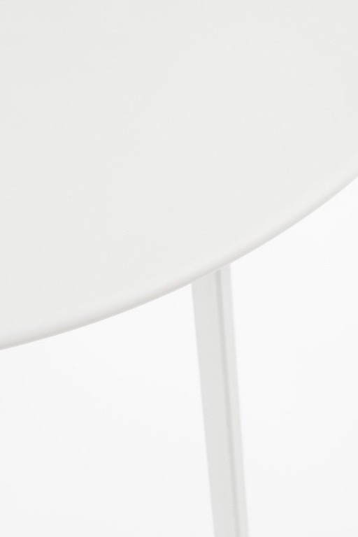 Seatle side table outside - H50 x Ø50 cm - Metal - White