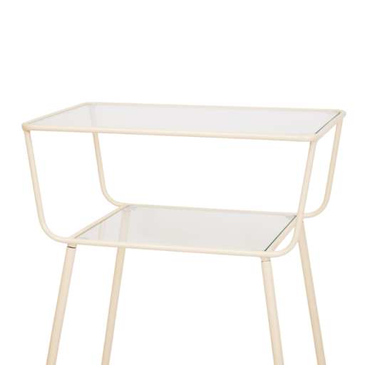 Side Table / Bedside table - Sand - 50x35x60cm