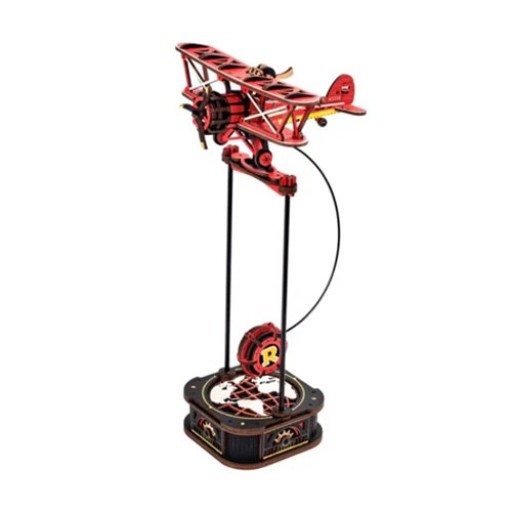 Robotime, 3D Houten Puzzel, Sky Captain DIY Pendulum, MCD01 14,5x17x31,5cm