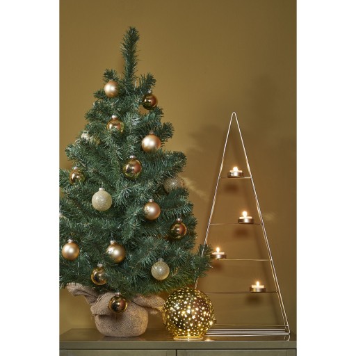 Alpine Kunstkerstboom in Jute - H90 x Ø66 cm - Groen