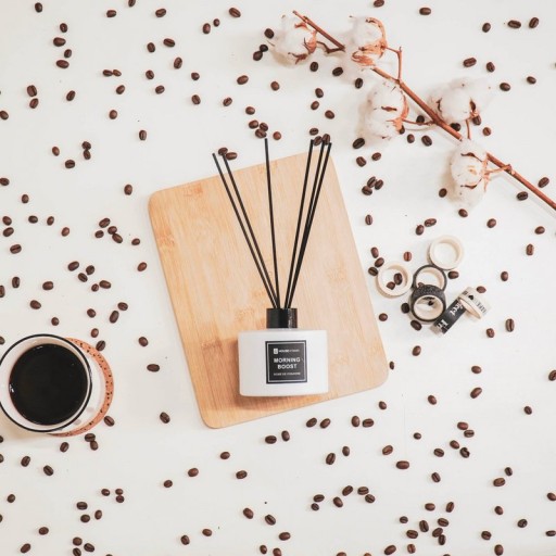 Reed Diffuser - Glass/ Fibre - 200 ml - Morning Boost