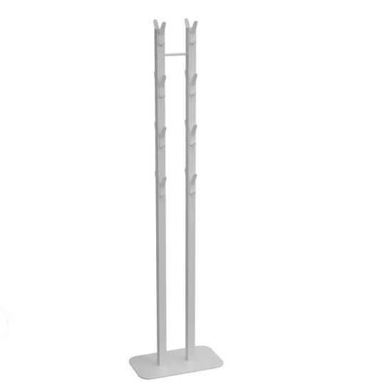 Gorillz Atomy XL Standgarderobe | 32 Haken Metall | 180 cm - Weiß