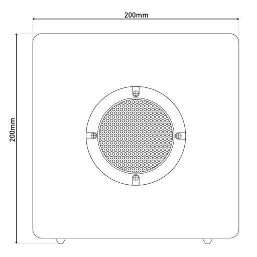 Decorative cubes with Bluetooth "Cube" made of metal and plastic, with color changers and integrated LEDs