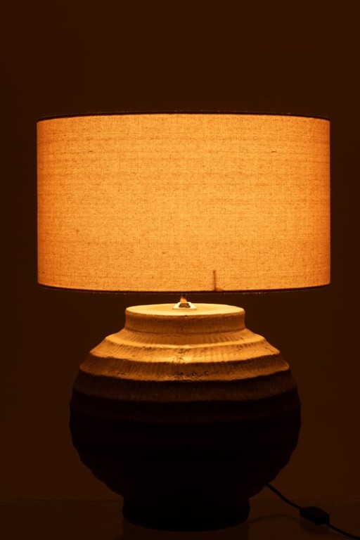 J-Line Table lamp Terracotta Brown