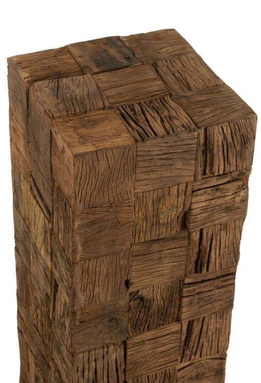 J-Line plinth - wood - natural - medium
