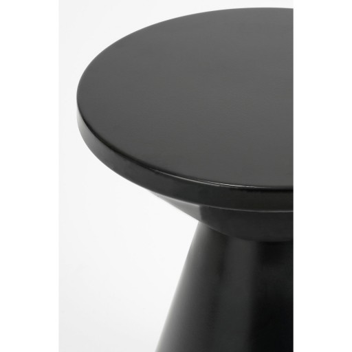 Jim Bijzettafel - H45 x Ø31 cm - IJzer - Zwart