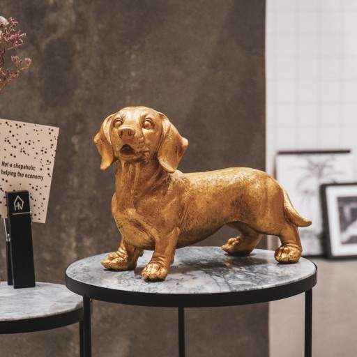 Ornament - Tackle - Polyresin - Gold - 35x23x19cm