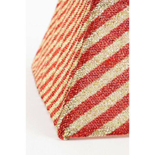 Kerstboomrok - L50 x B50 x H30 cm - Goud, Rood