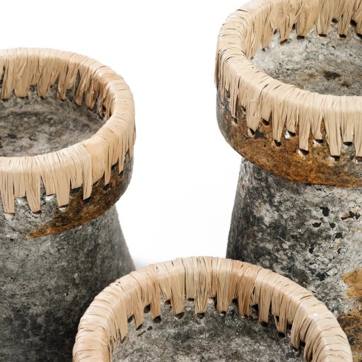 The Pretty Candle Holder - Antiek Grijs - M