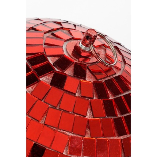 Kerst Discobal - Ø30 cm - Rood