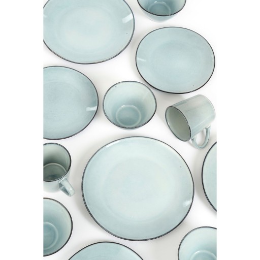 Racco Serviesset 4 Persoons - Steengoed - Lichtgrijs