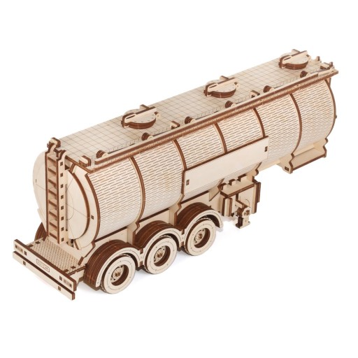 Eco Wood Art (EWA) 3D Houten Puzzel Tank Semitrailer for Truck “Road King”, 410, 39,7x10,8x20cm