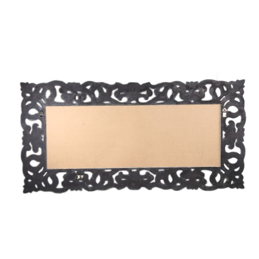 Morrigan White Poly Classical Mirror Rectangle