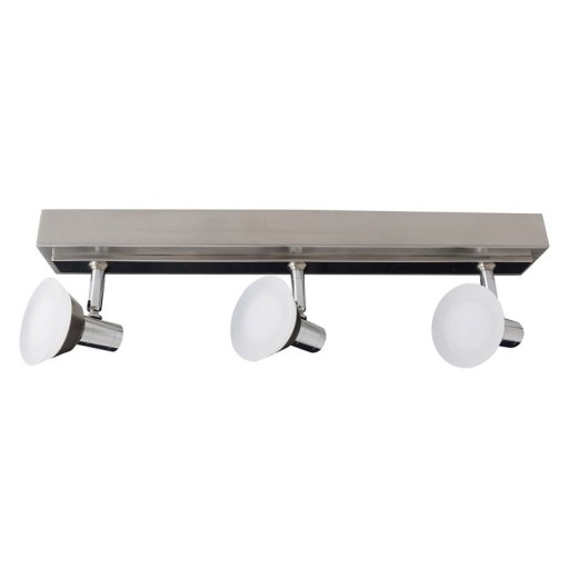 3-LED Plafondspots "Jericho" | Moderne Spots | Chroom | Metaal en Glas, 46 cm