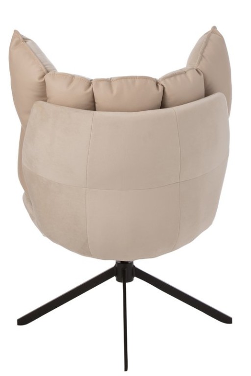 J-Line chair Relax Cushion - textile/metal - beige