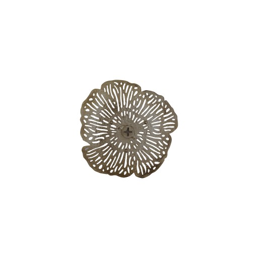 Ryhann Brass Casted Alu Flower Wall Deco Bowl M