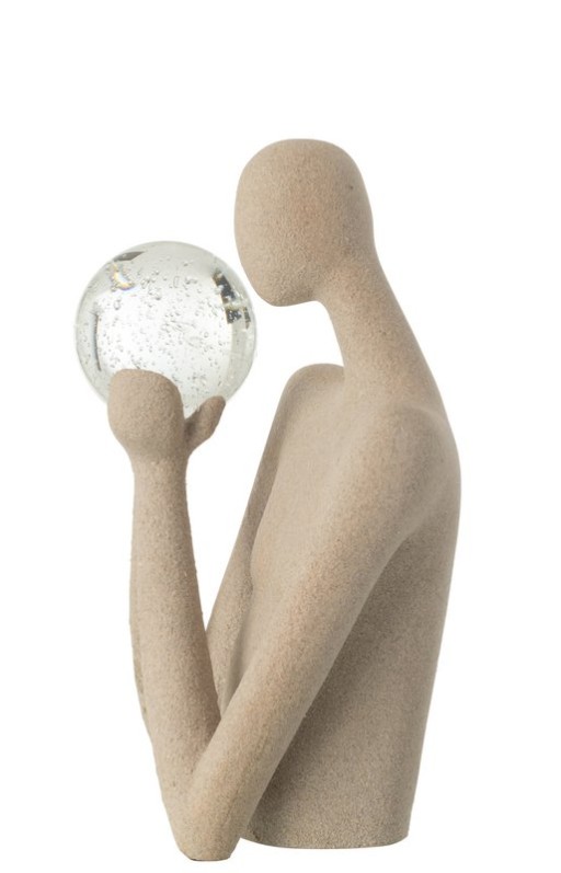 J-Line Buste Bal Resin/Kristal Beige