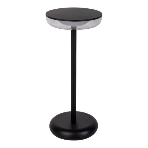 Cordless tablet light "Pasi" for outside and inside, made of metal and plastic in black, dimmable, with touch and memory function, approx. 26 cm high