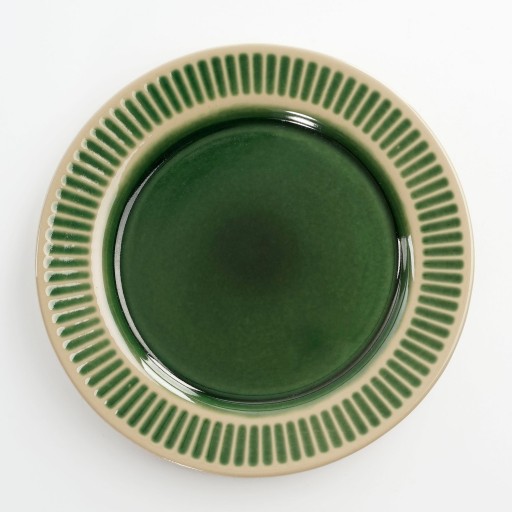 Elice Dinerbord - Ø27 cm - Keramiek - Groen