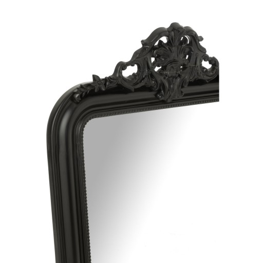 J-Line spiegel Ema - hout - zwart