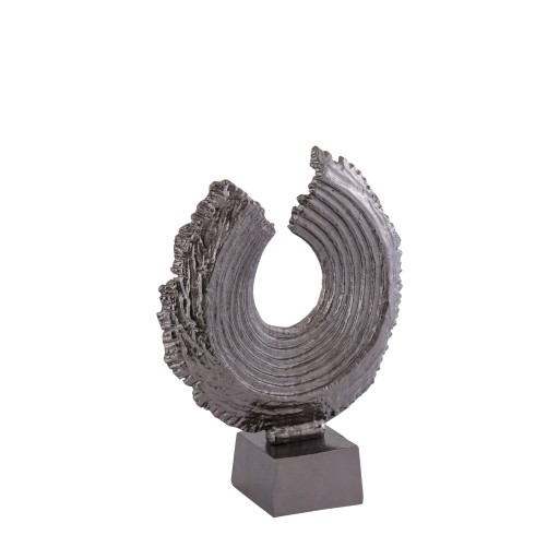 Apolline Bronze Round Casted Alu Statue On Base S
