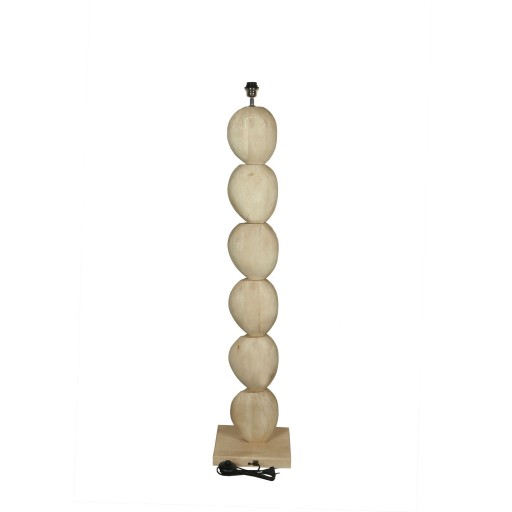 Kodey Natural Mango Wood Floor Lamp Base