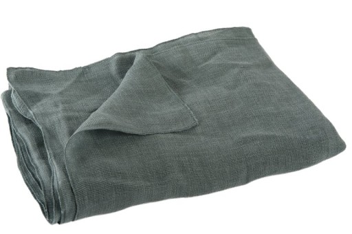 J-Line Plaid - linen - dark green - 150 x 0.5 cm