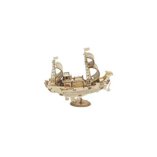Robotime, 3D Houten Puzzel Japanese Diplomatic Ship, TG307, 18,8x5x16,5cm