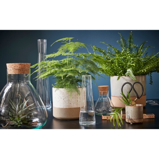 Lago Bloempot - H17 x Ø18 cm - Crème