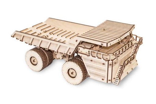 Eco Wood Art 3D Mechanical Puzzle Belaz 75710, 563, 43.5x21x17.5cm