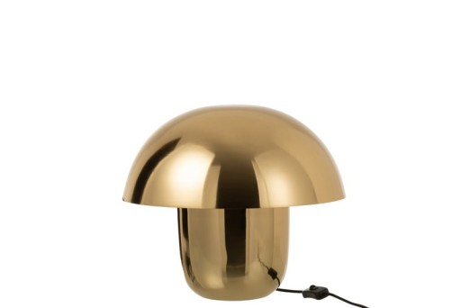 J-Line lamp Mushroom - iron - gold - small