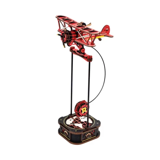 Robotime, 3D Houten Puzzel, Sky Captain DIY Pendulum, MCD01 14,5x17x31,5cm