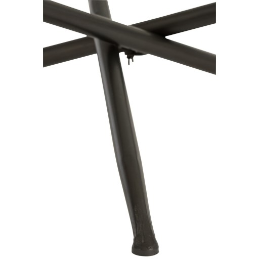 J-Line salontafel Rond - hout/glas - bruin - large