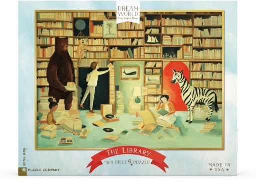 New York Puzzle Company The Library - 1000 pieces