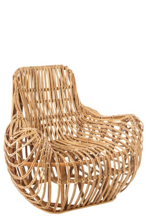 J-Line zetel Ana - rotan - naturel