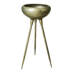 Genesis Brass Metal Planter 3 Feet Round High S
