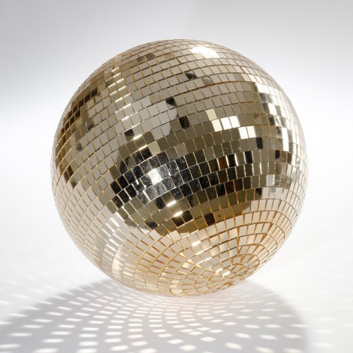 Kerst Discobal - Ø30 cm - Champagne