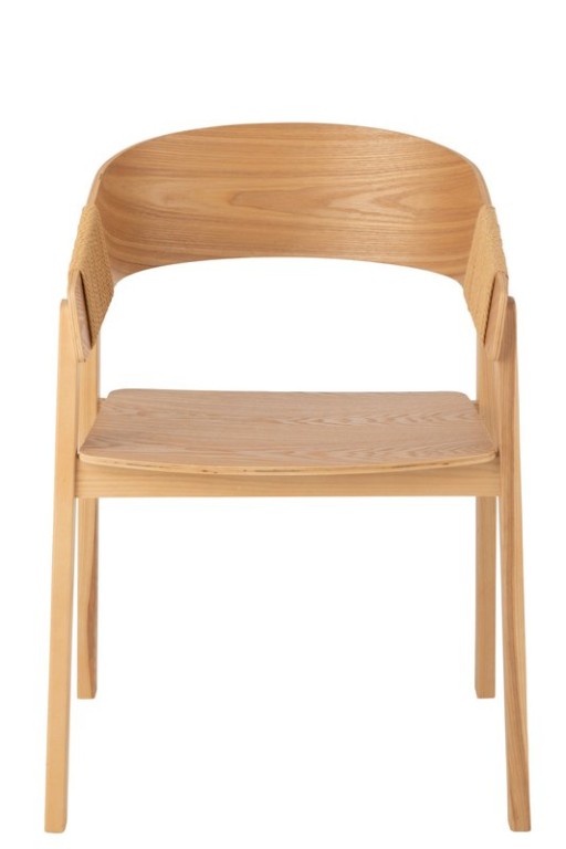 J-Line Chair Naga Ash Wood/Rope Natural