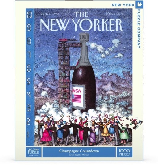 New York Puzzle Company Champagne Countdown - 1000 pieces