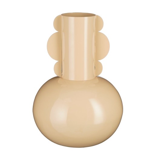 Boyd Vase - H36 x Ø25 cm - Metal - Beige