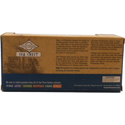 Brainteaser, Sea Chest, Project Genius, TG429