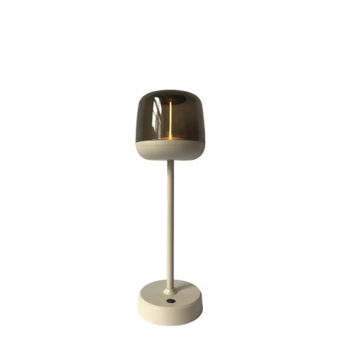 Rhone Beige LED Outdoor Lamp | Poedercoated Buitenlamp 39x12 cm - Product afbeelding