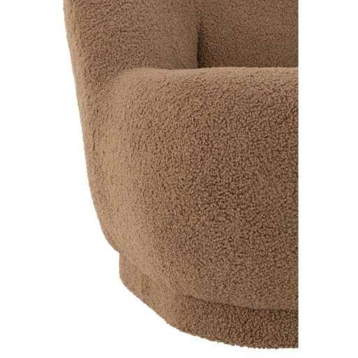 J-Line Zetel Teddy Boucle Bruin