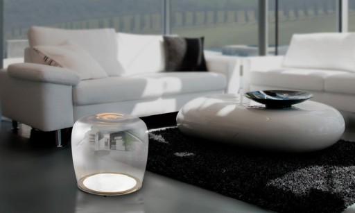 LED Tischleuchte "SMOKY" d:43cm