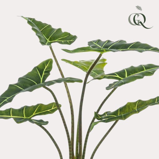 Kunstplant - Alocasia Frydek - Olifantsoor - 100 cm